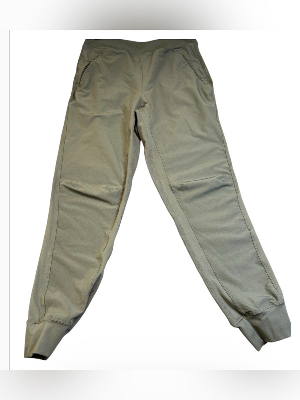 Free Country FC-18 Men's Joggers Medium Olive Green Hiking Athletic Pants EUC